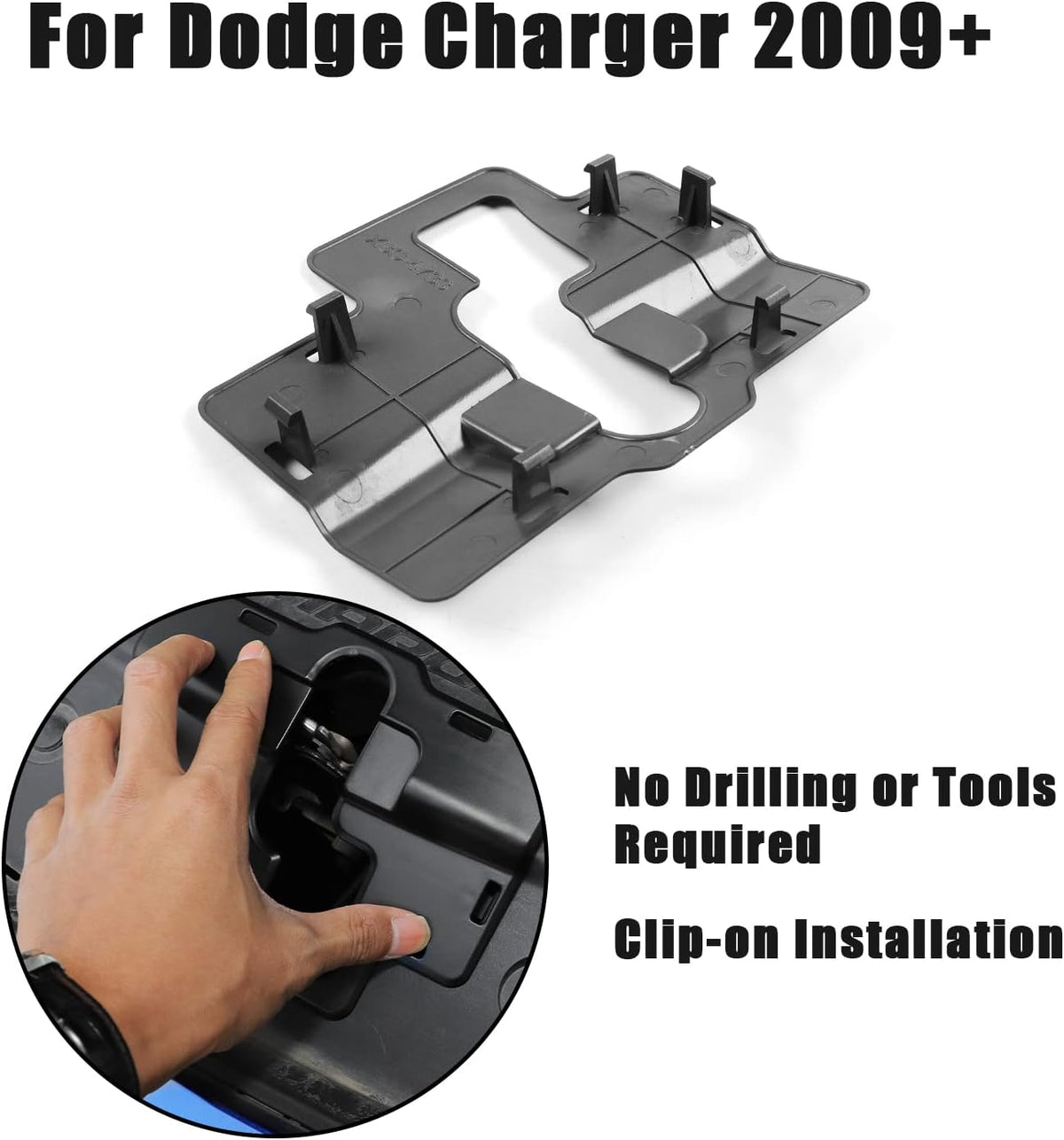 Engine Hood Lock Trim Dust-Proof Protection Gap Cover U656784