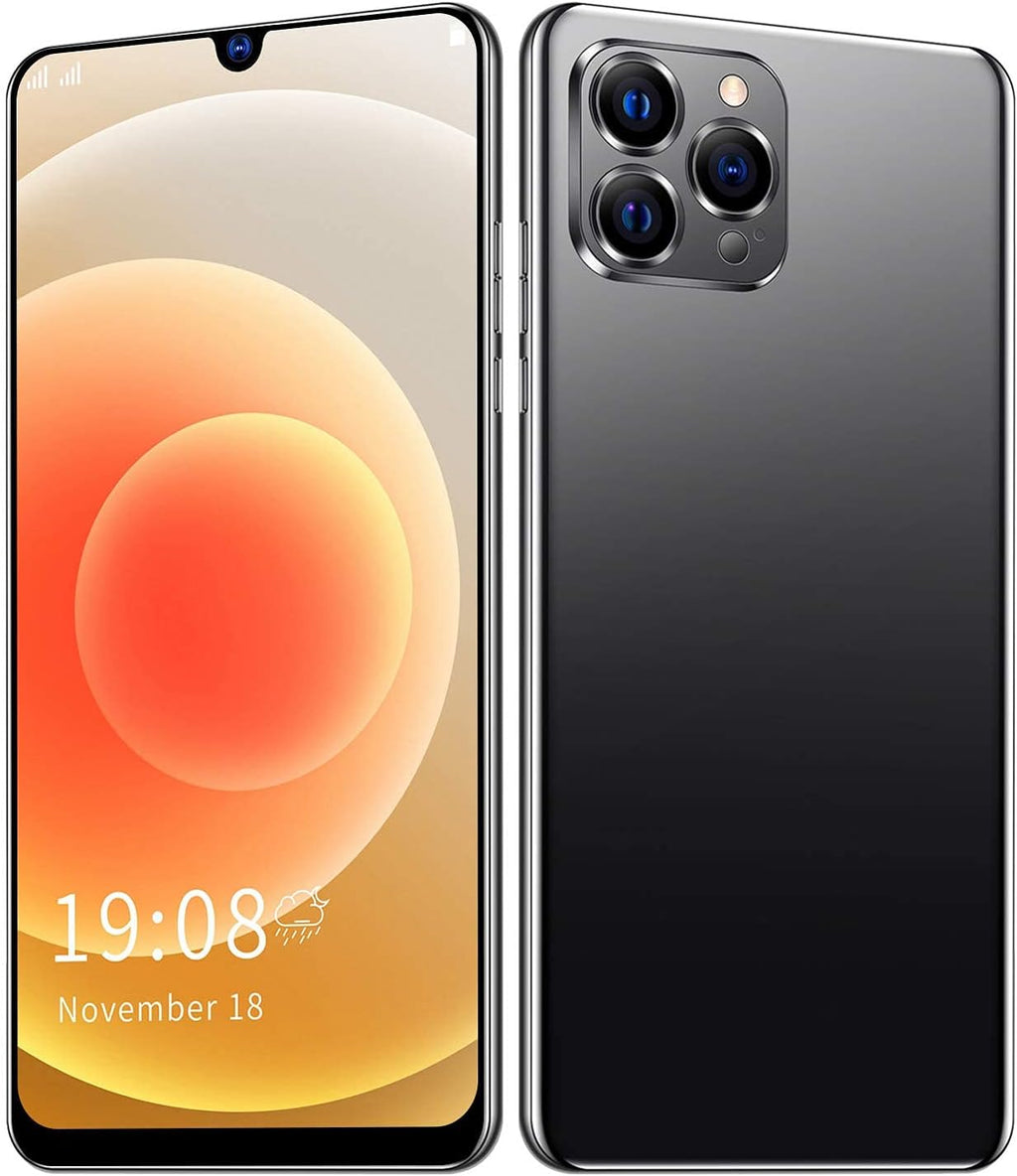Unlocked Android Smartphone 6.26in Large Screen Dual Card Black R499