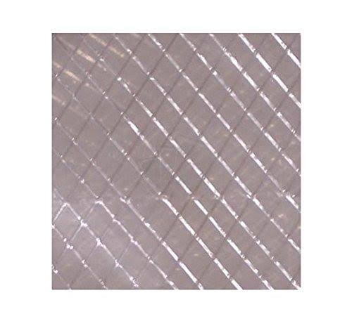 Plastic String Reinforced Poly Sheeting 40 Feet x 100 Feet 6 Mil Transparent White H25305