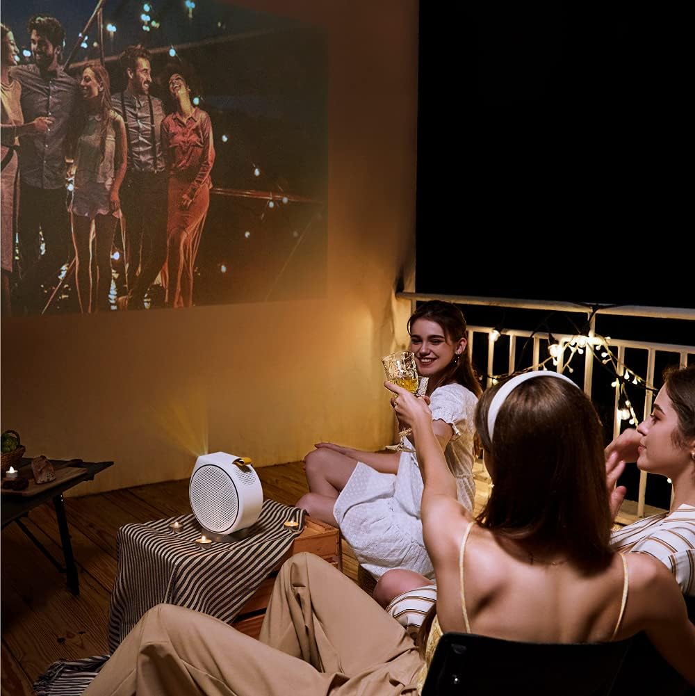 Portable Smart Projector with Bluetooth Speaker M578