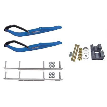 Blue Snowmobile Skis with 7.5 inch Shaper Bars I849131