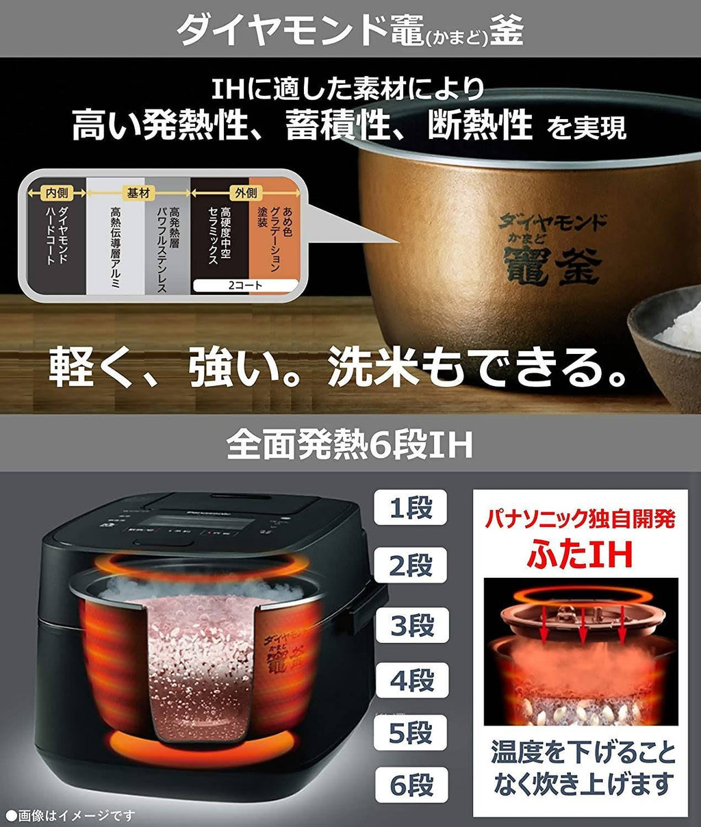 Variable Pressure IH Rice Cooker 5.5 Go White G14209