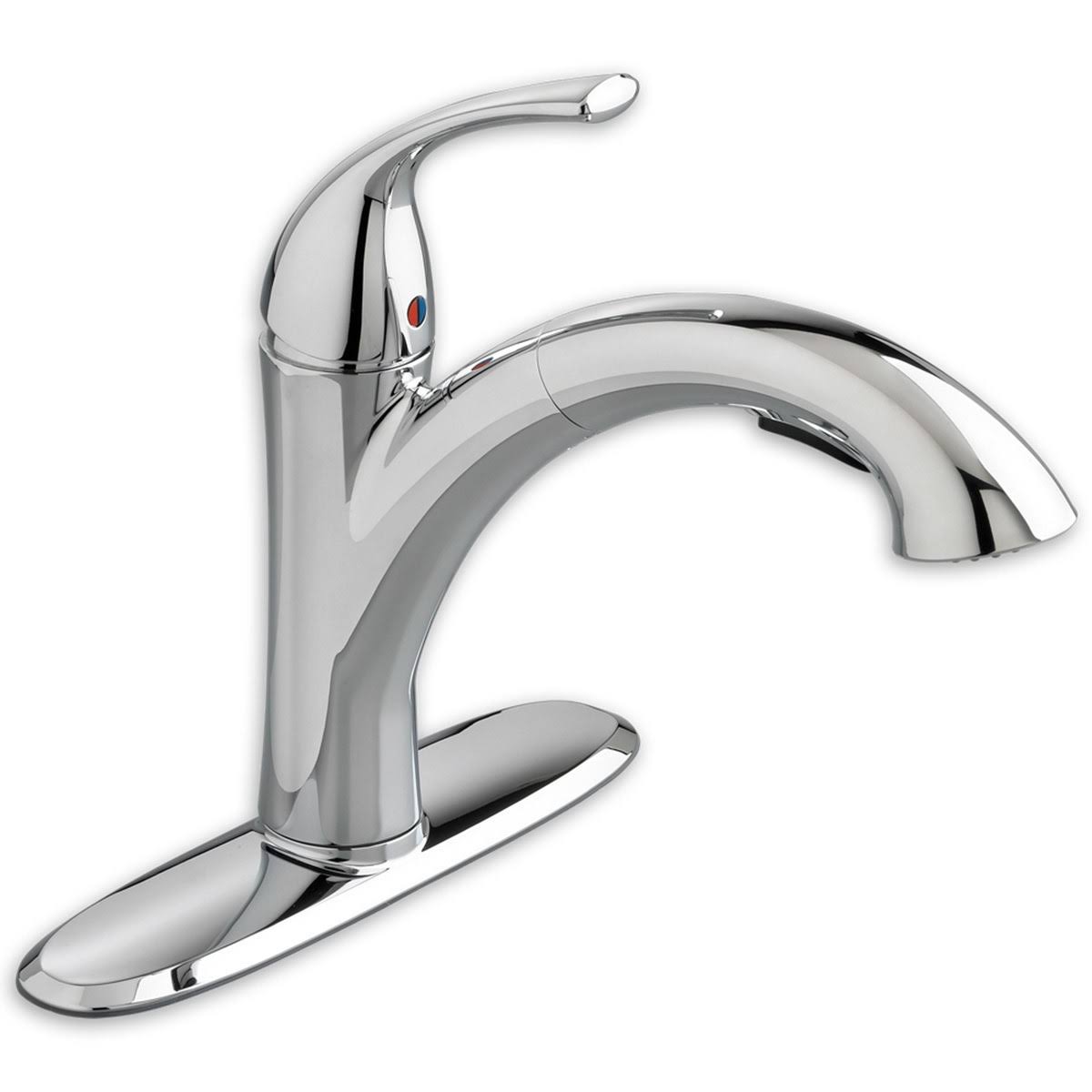 Single-Handle Pull-Out Kitchen Faucet in Chrome D234