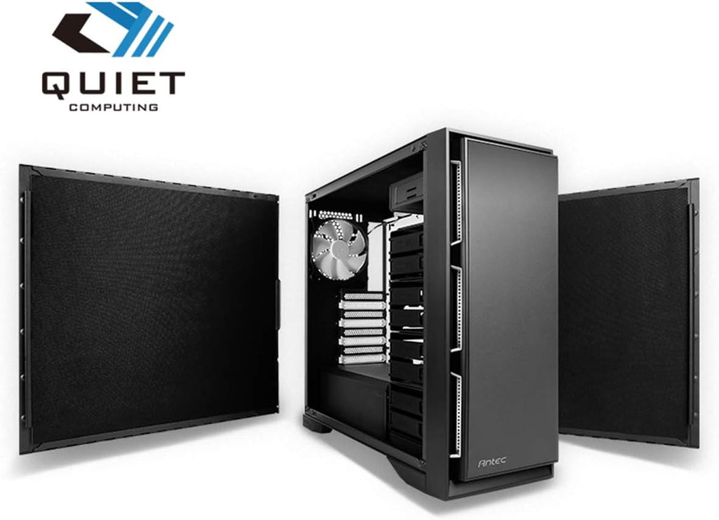 Mid-Tower PC Computer Case with Sound Dampening Panels C2593