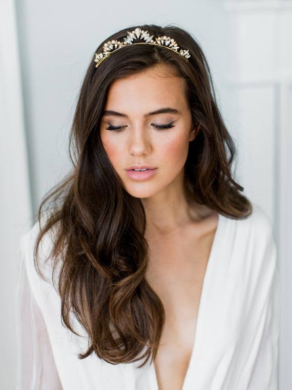 Crystal Pearl Bridal Comb R89482