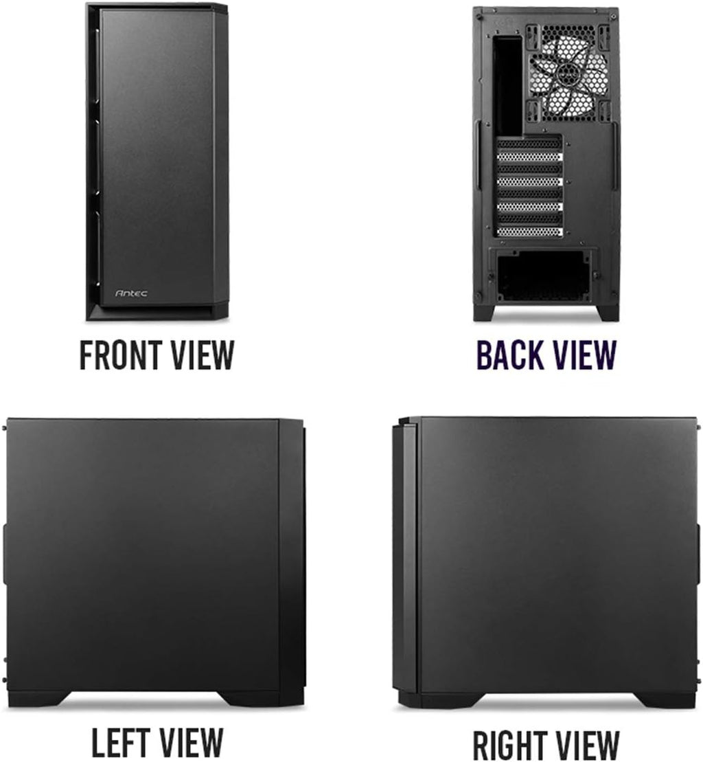 Mid-Tower PC Computer Case with Sound Dampening Panels C2593