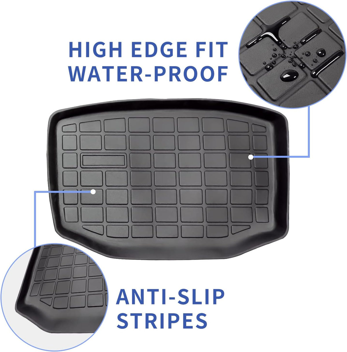 Trunk Mat Cargo Liner 3PCS TPE R443