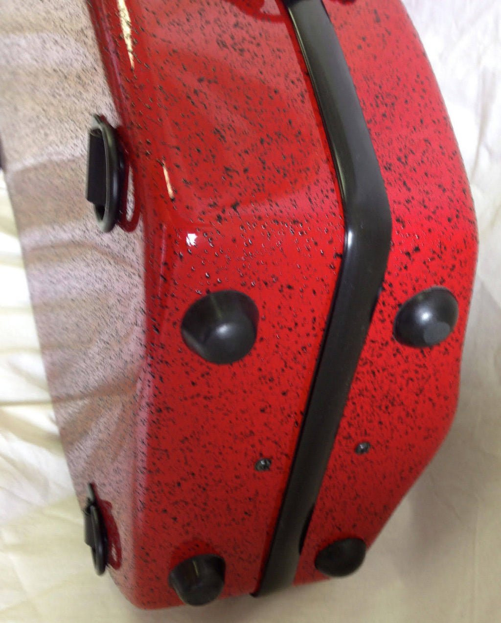 Red 4/4 Fiberglass Violin Case H741004