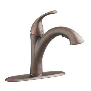 Single-Handle Pull-Out Kitchen Faucet in Chrome D234