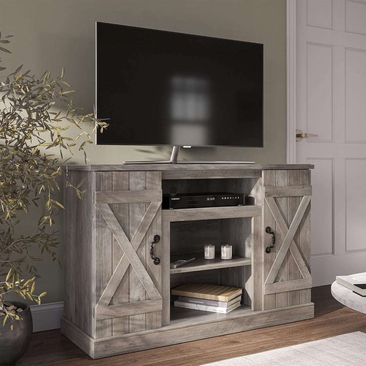 47 Inch Electric Fireplace TV Stand R428587