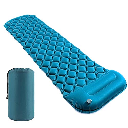 Inflatable Camping Sleeping Pad with Pillow L557