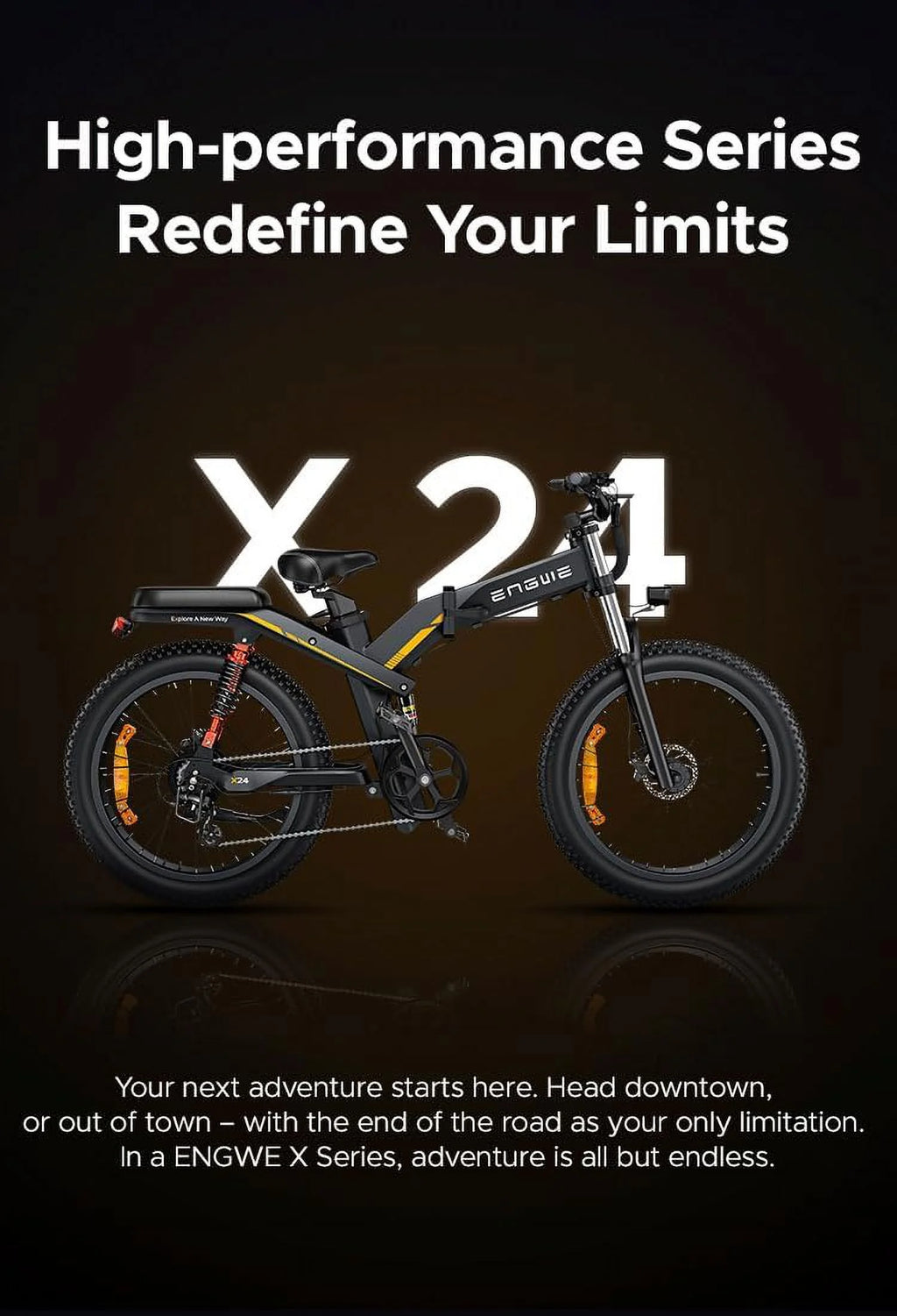 24'' Fat Tire 1000W Electric Bike T126661