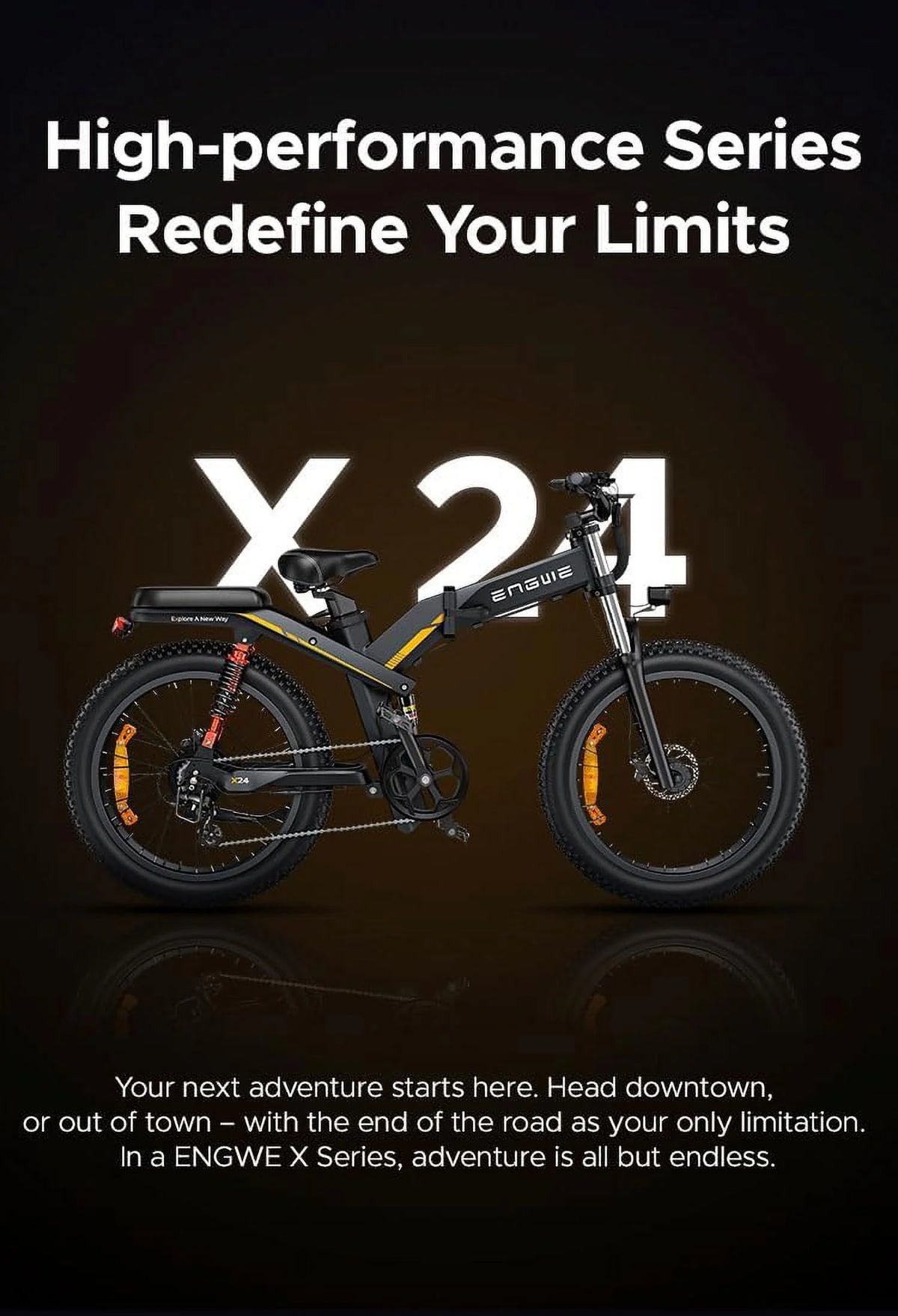 24'' Fat Tire 1000W Electric Bike T126661