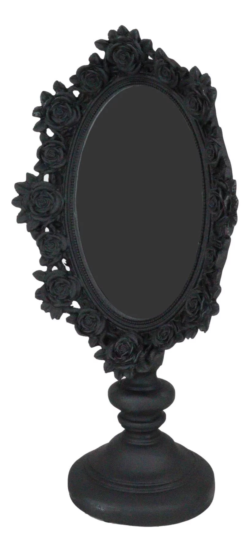 Black Floral Vanity Dresser Table Mirror L31593