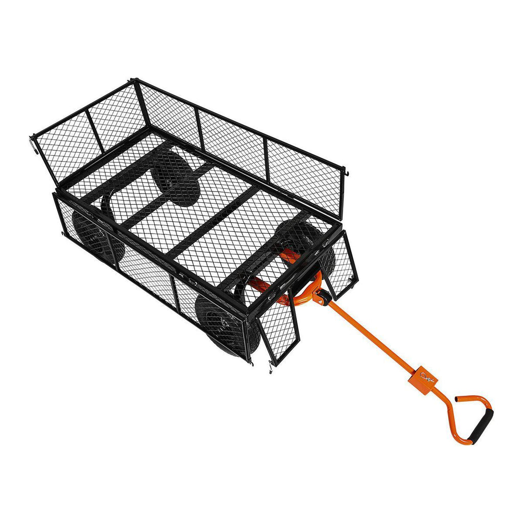 Steel Utility Cart with Removable Sides T6380