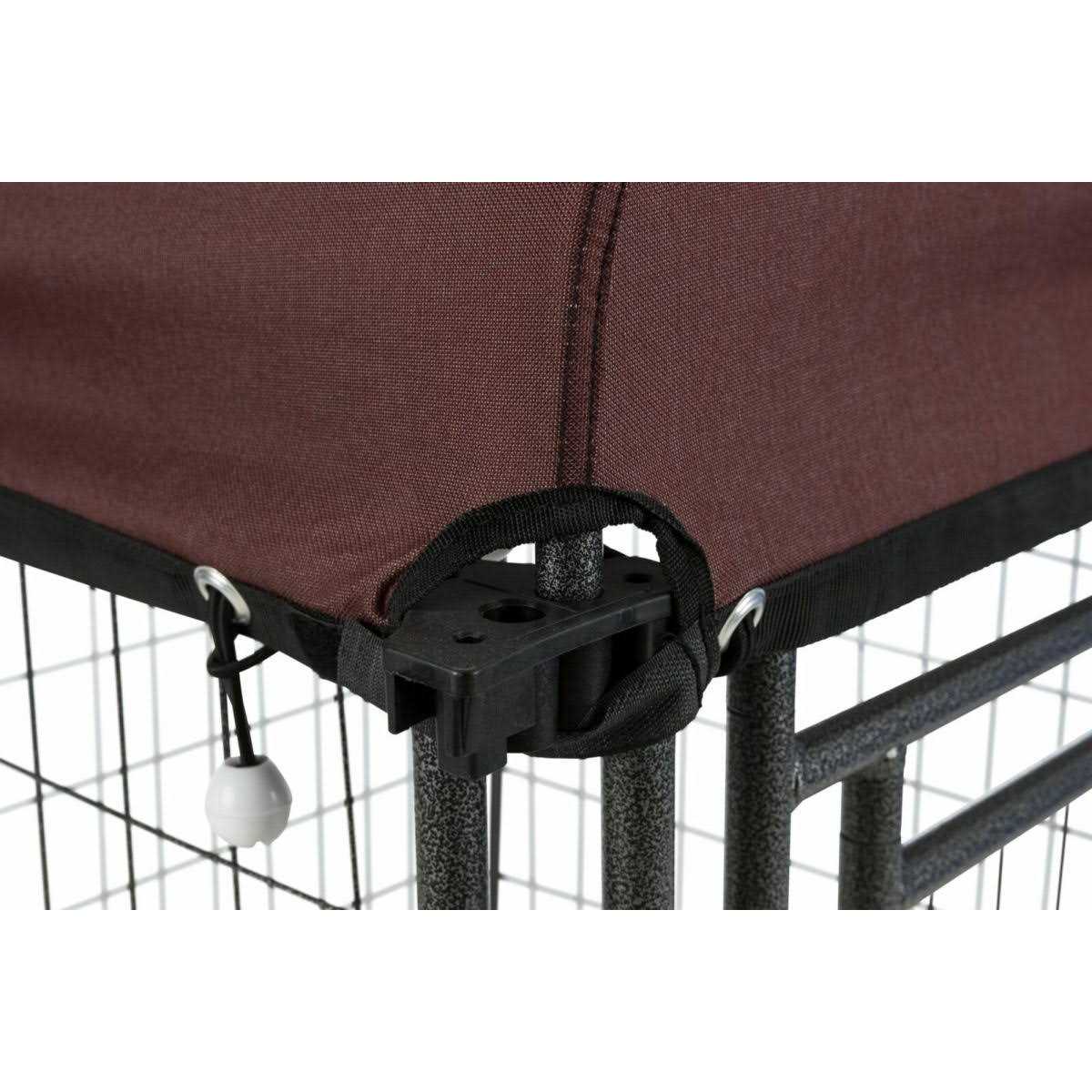 Outdoor Dog Kennel with Cover H4944