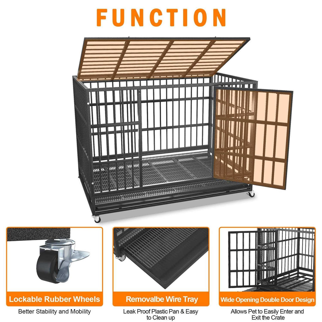 48/38 inch Heavy Duty Dog Crate B21865