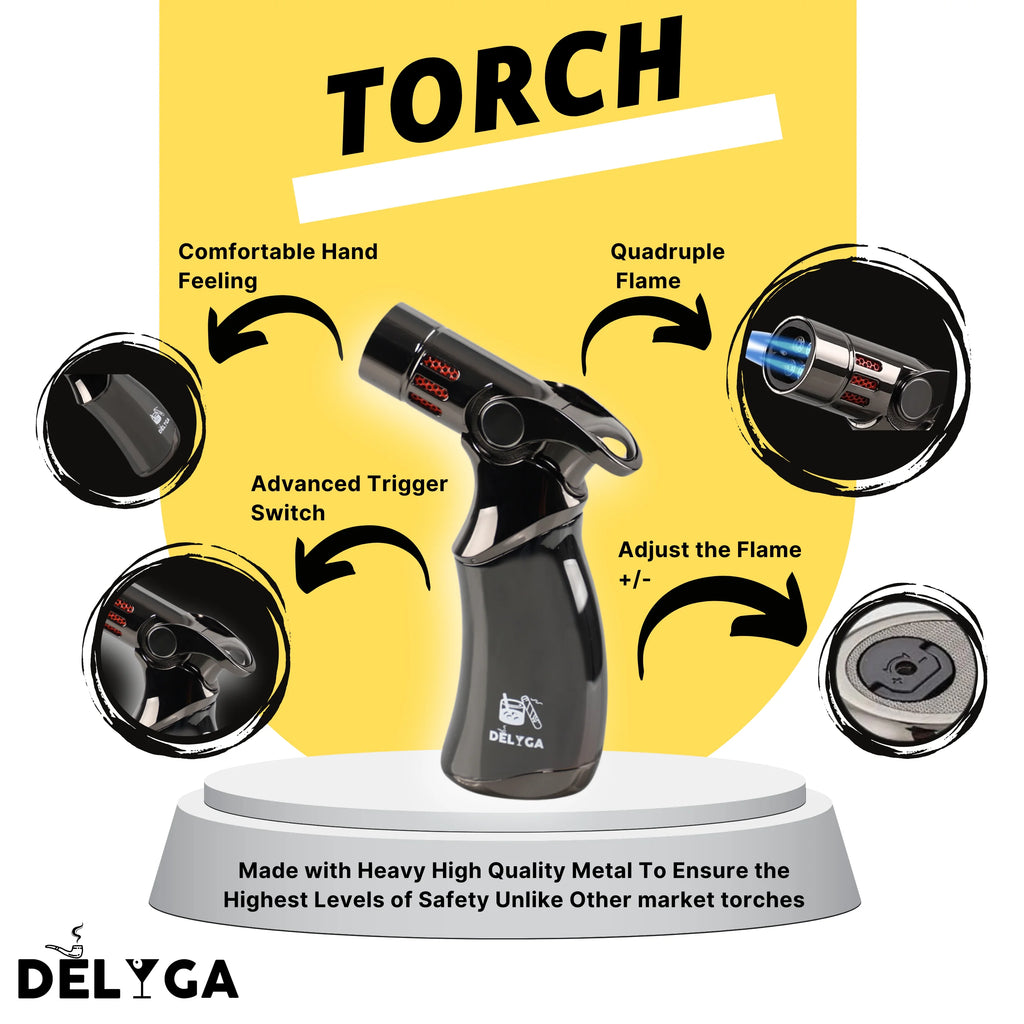 Cocktail Smoker Kit with Torch, 4 Wood Chips Flavors P286425