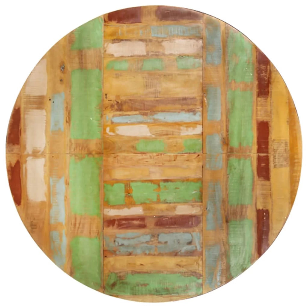 Round Solid Reclaimed Wood Dining Table W969619