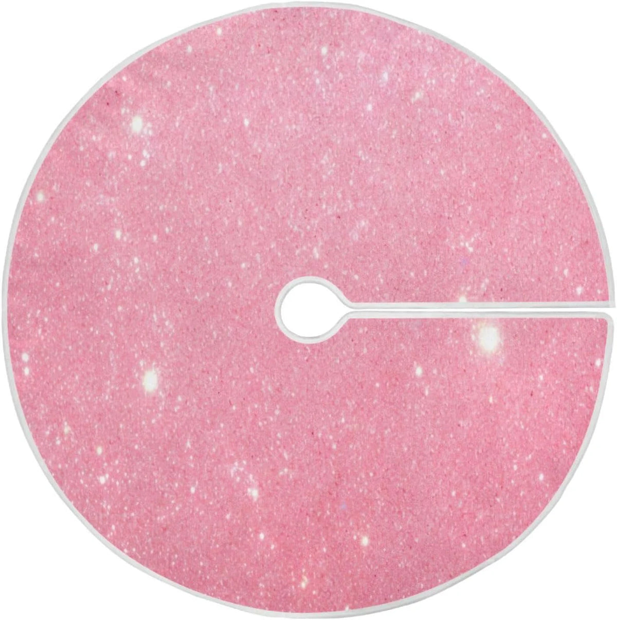 Blush Pink 35.4" Suede Christmas Tree Skirt L199