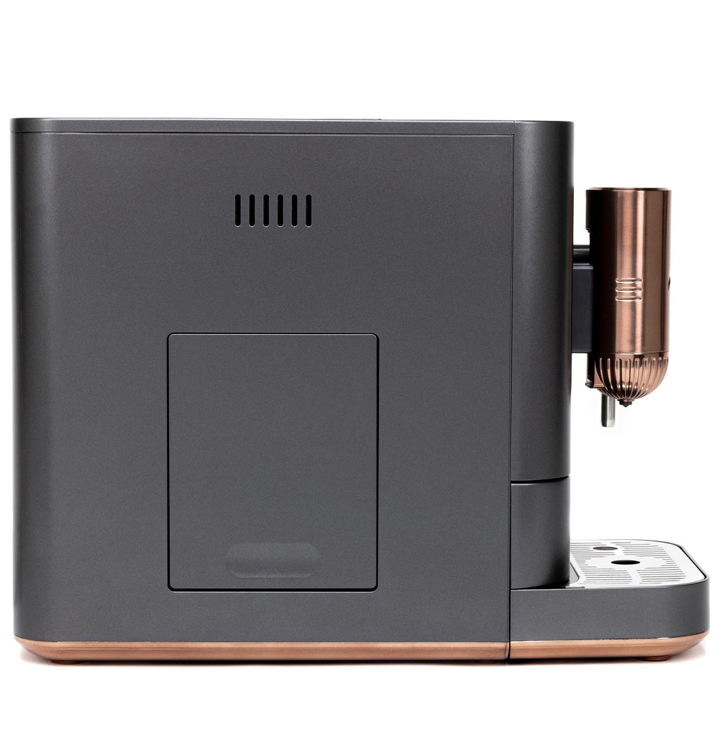 Automatic Espresso Machine with Milk Frother and Bean Grinder, Matte Black, 1.2 Liter T271