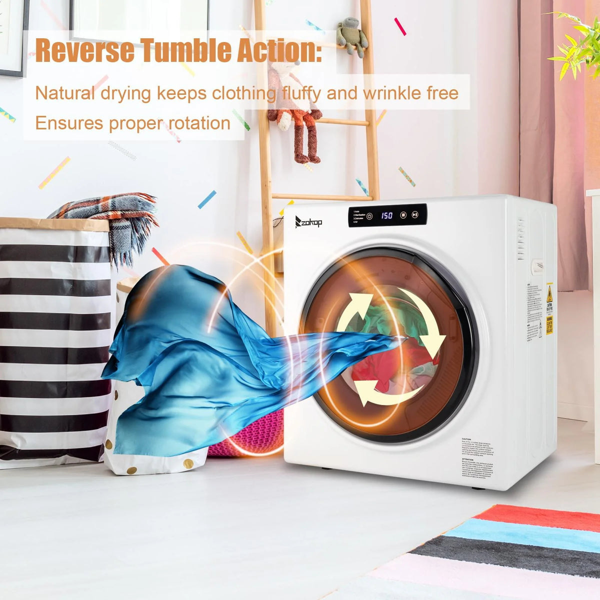 Portable 3.5 cu ft Compact Electric Dryer V52151