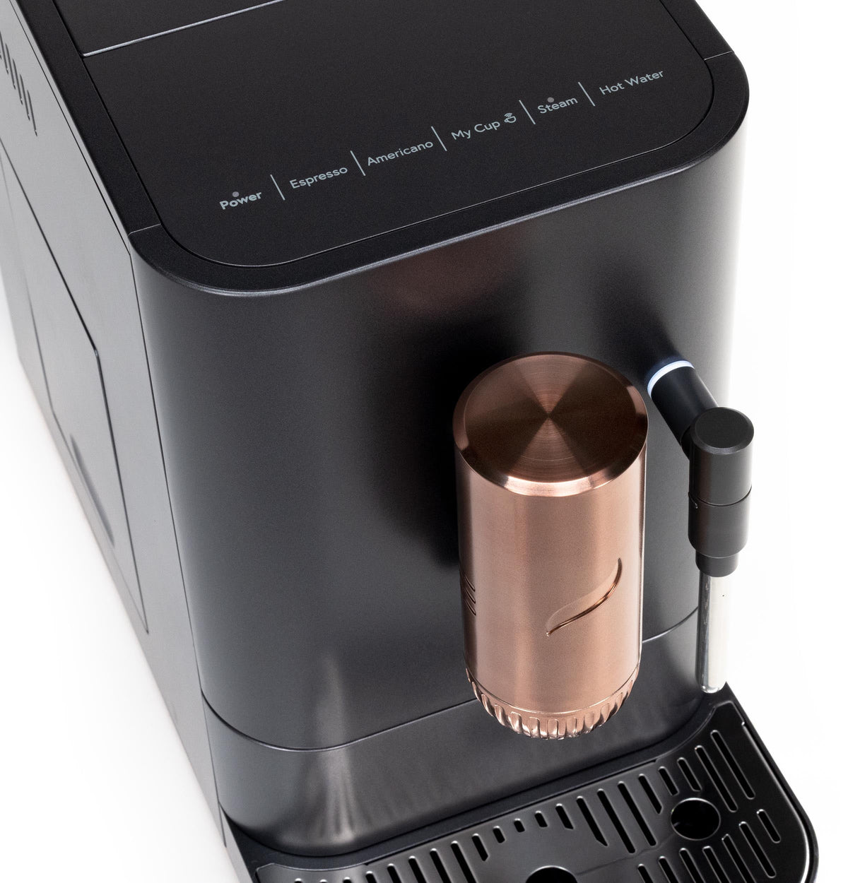 Automatic Espresso Machine with Milk Frother and Bean Grinder, Matte Black, 1.2 Liter T271