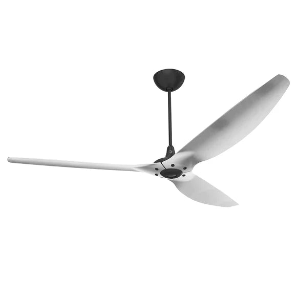 84 Ceiling Fan with Brushed Aluminum Blades and Black Finish A5992