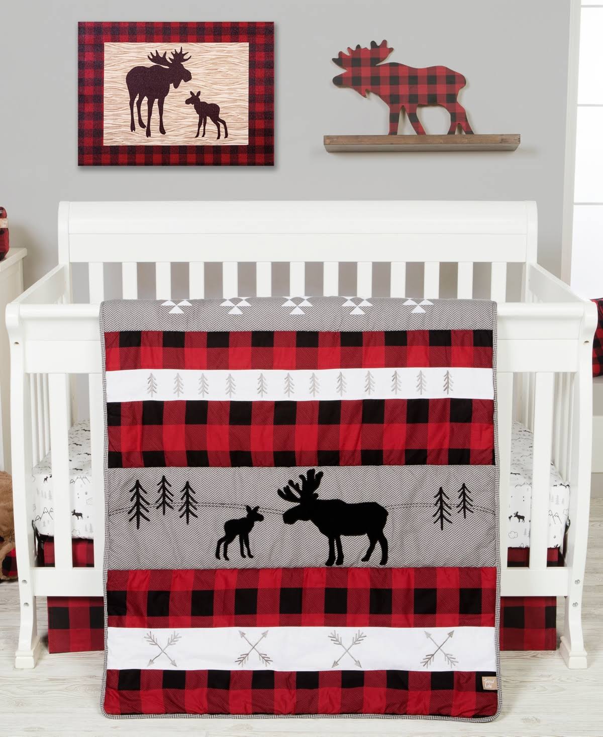 3 Piece Crib Bedding Set K5244