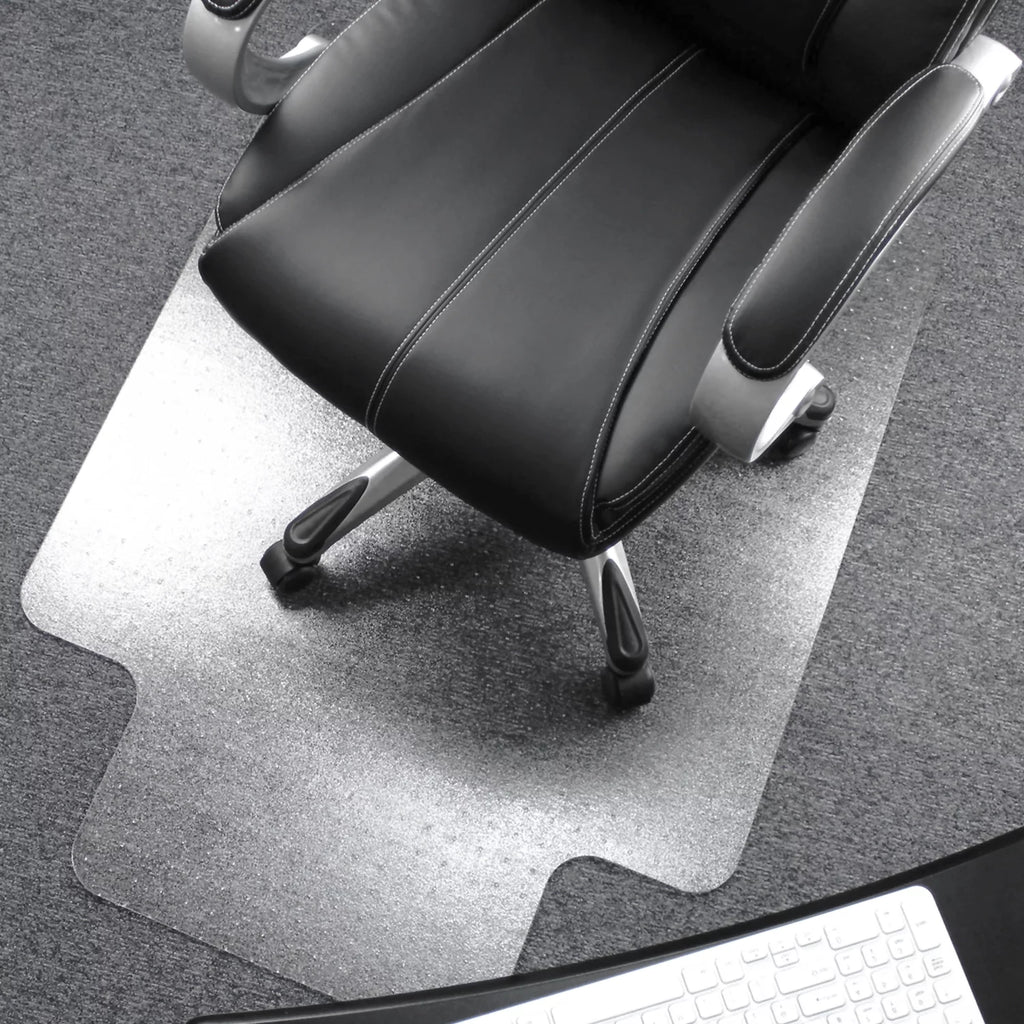Clear Polycarbonate Chair Mat for Carpets up to 1/2" - 35 x 47" F66441