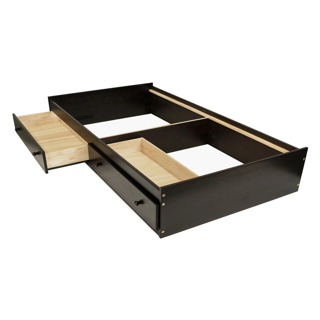 Solid Wood Twin Size Storage Bed with Drawers I51243