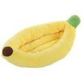 Banana Shape Washable Dog Bed with Removable Cushion S44714