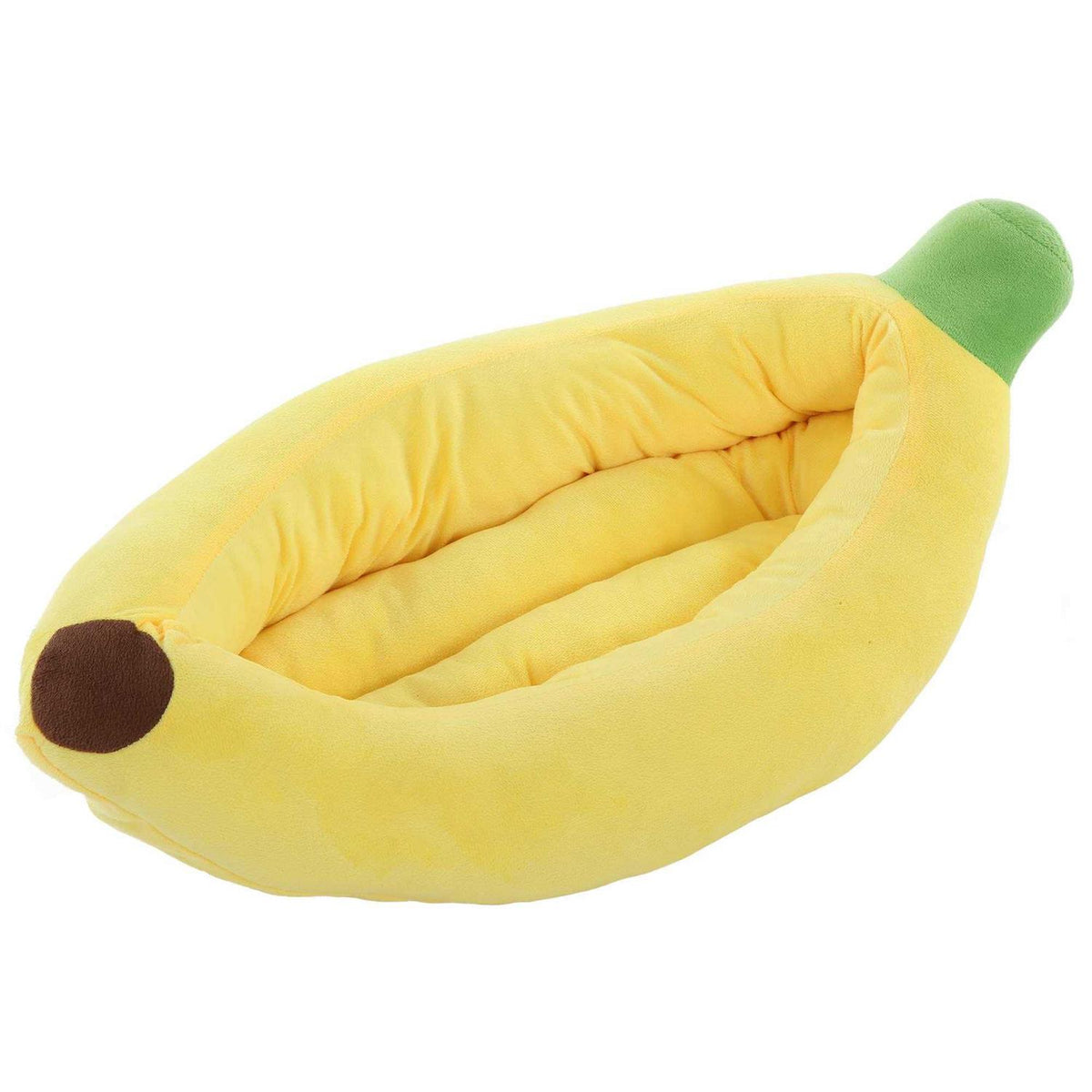 Banana Shape Washable Dog Bed with Removable Cushion S44714