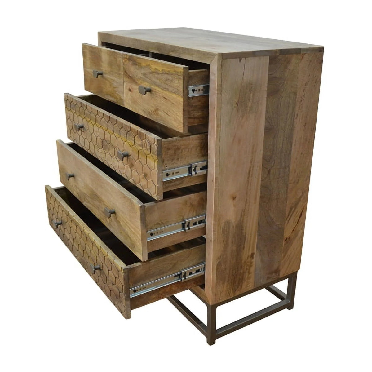 5 Drawer Solid Wood Dresser A6170