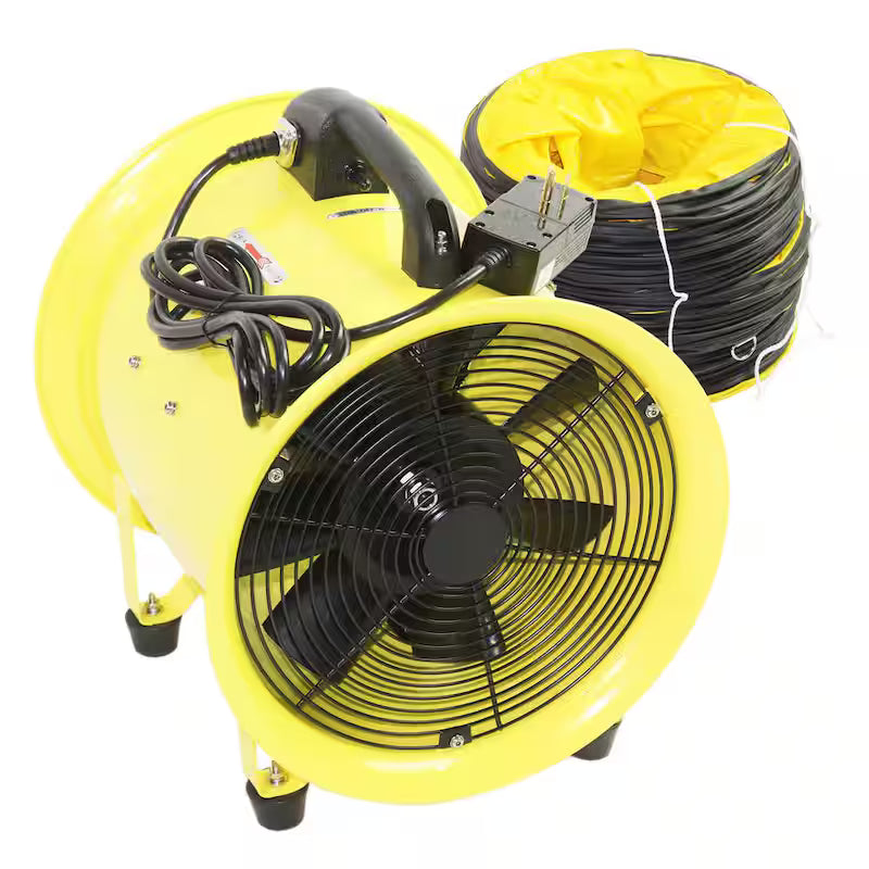 2 Speed Portable Confined Space Ventilator with Hose D959