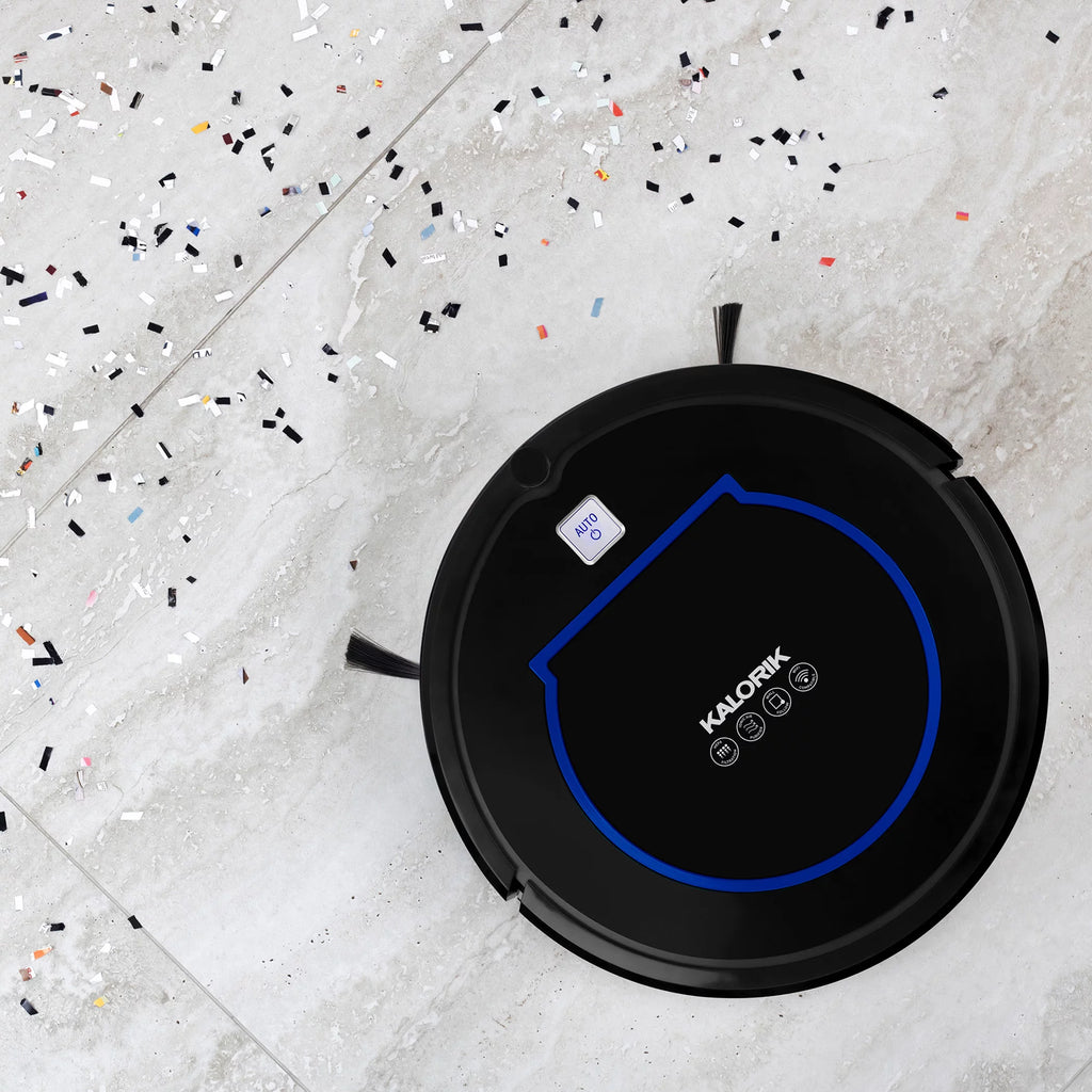Black and Blue Robot Vacuum O51768