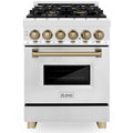 24 2.8 cu. ft. Dual Fuel Range Stainless Steel E2499