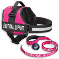 Emotional Support Dog Vest Harness with Reflective Straps and Matching Leash Set E4295