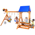 Wooden Swing Set Kids Playground Set B5903
