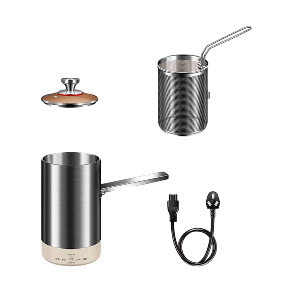 Electric Deep Fryer Pot with Lid and Hook X669304