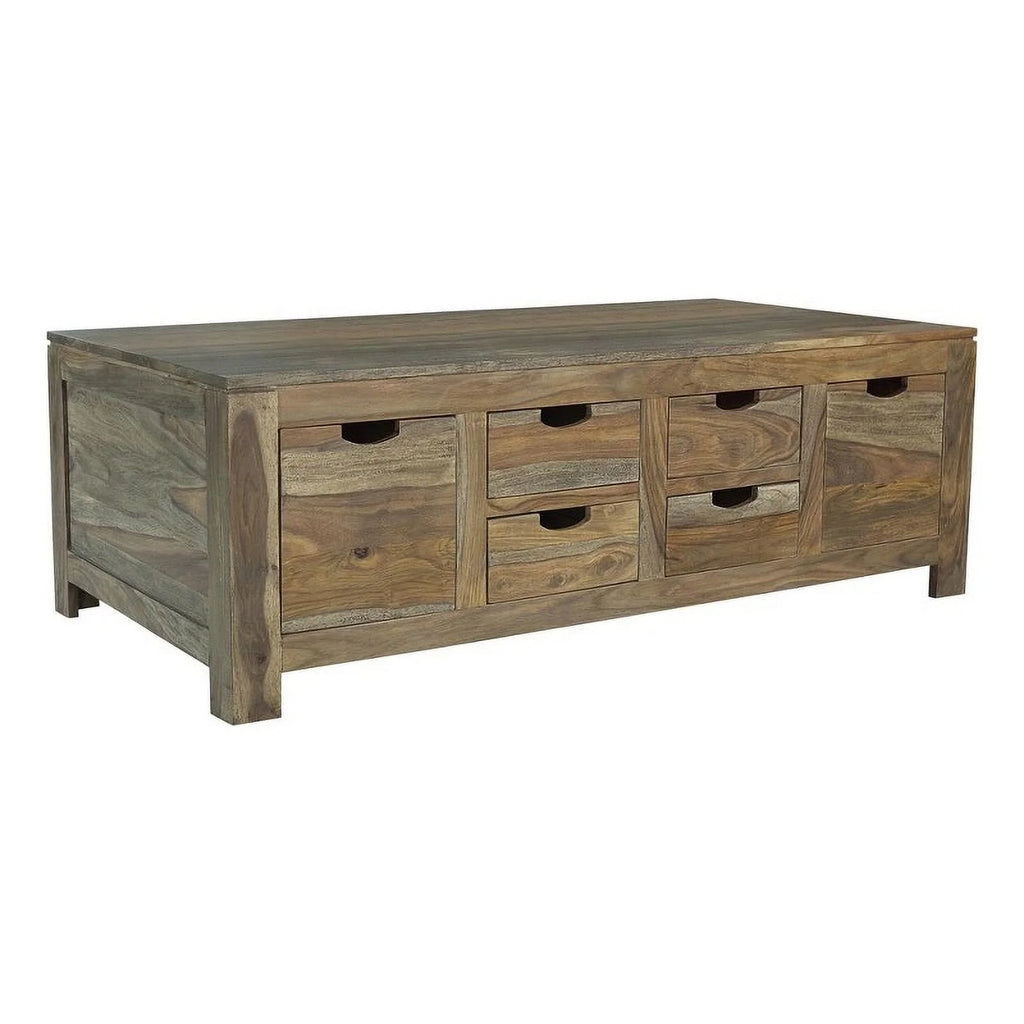 Wood 6-drawer Storage Coffee Table I598
