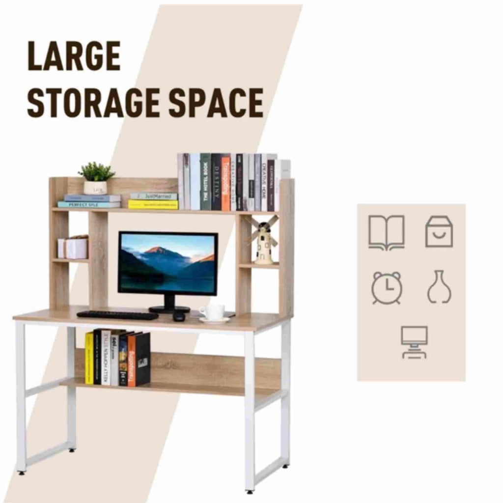 Computer Desk, Home Office Desk, Corner Table, Wood PC Desk Q652344
