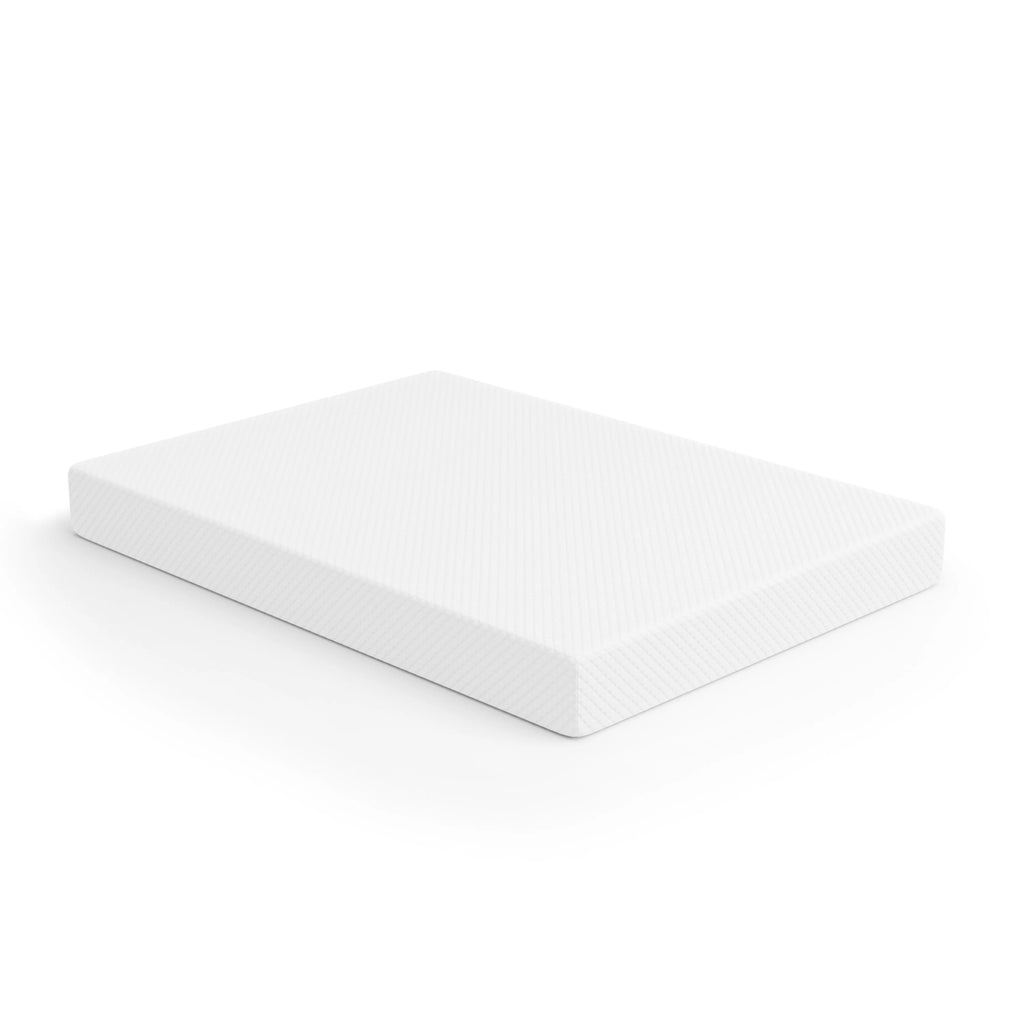 Queen Size Leatherette Platform Bed with 8-Inch Mattress R3962
