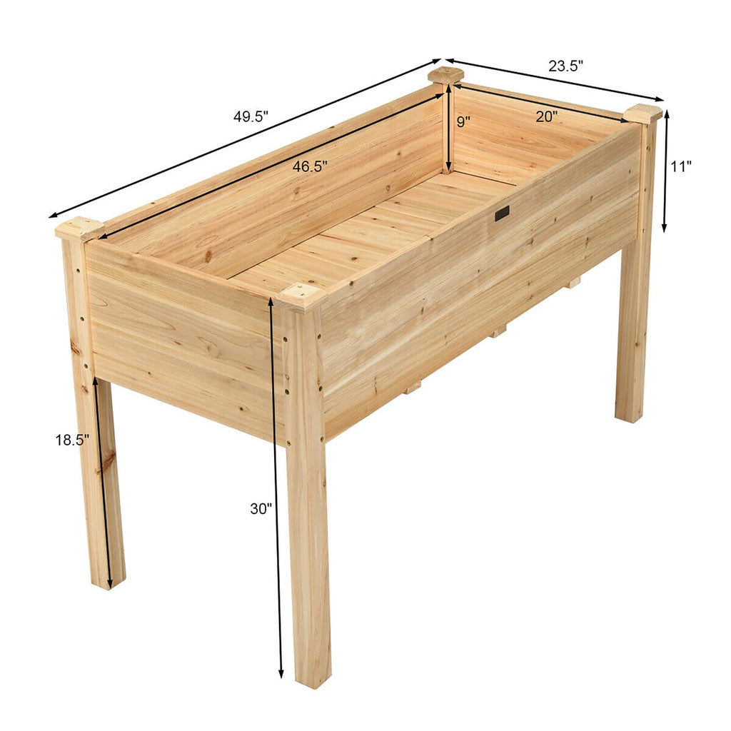 Wooden Raised Garden Bed T553