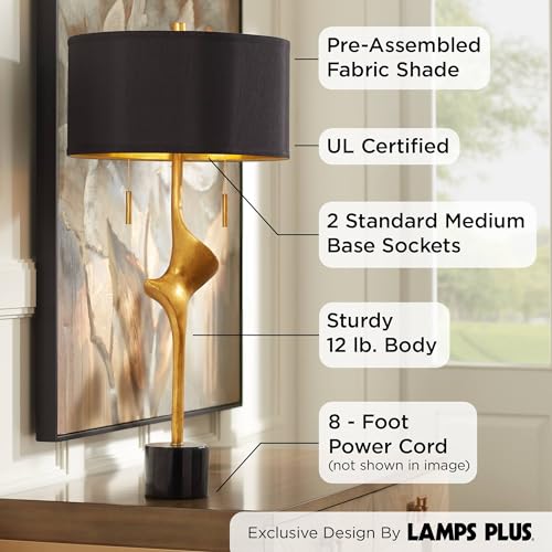 Gold Metal Buffet Table Lamp C53246