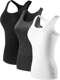 Womens Compression Base Layer Dry Fit Tank Top 3 Pack W1406