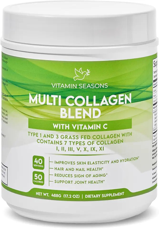 Unflavored Hydrolyzed Collagen Peptides Protein Powder, 40 Servings B333