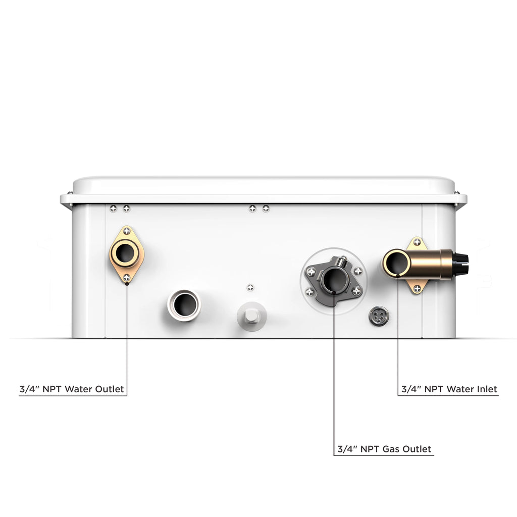 Outdoor Liquid Propane Tankless Water Heater F3828