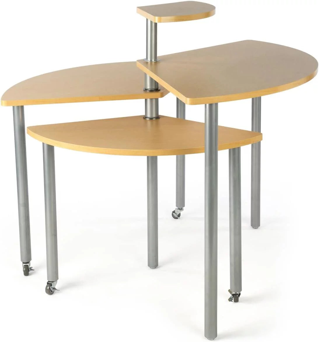 4 Tier Steel and Wood Display Table E286