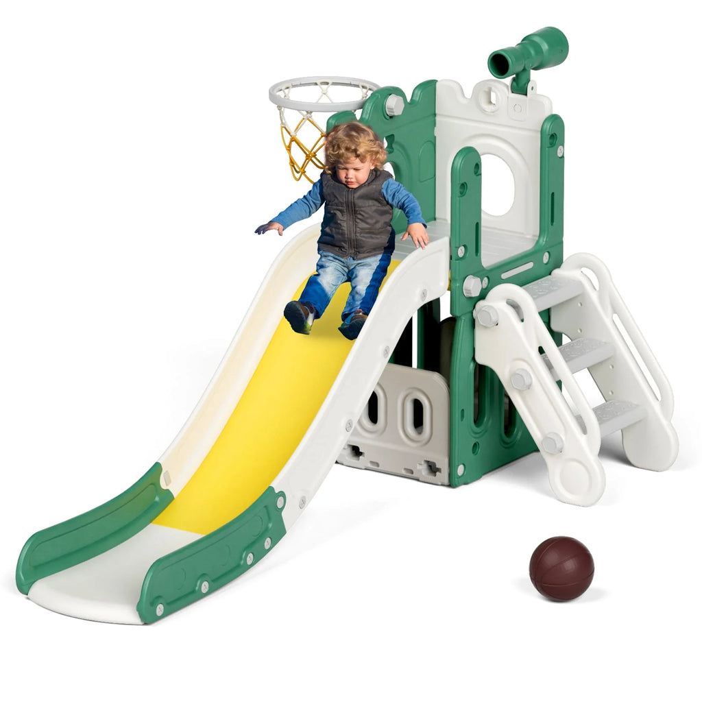Toddler Slide Set with Basketball Hoop and Ball Z16809